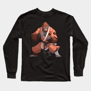 Judo Orangutan Long Sleeve T-Shirt